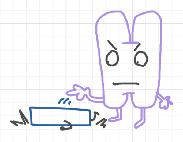 A panel from Running Duos, episode four of the Board Boards object show by Furretwalk/WalkingFurret.